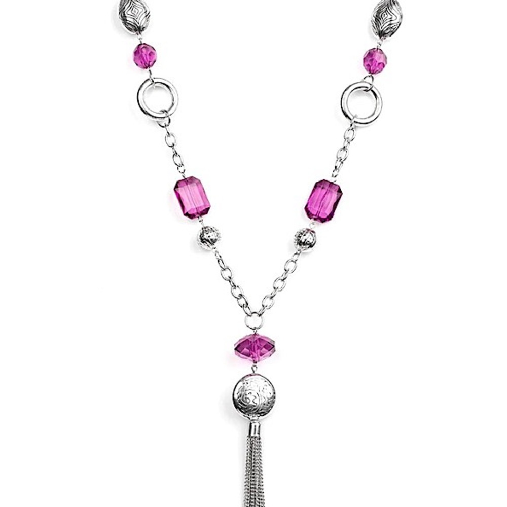 ❤️‍🔥5/$25❤️‍🔥 Ever Enchanting Purple Necklace - Picture 3 of 4